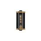 Maxim Lighting Opulent 16120CRBKAB Noir/Laiton antique 60W Lanterne murale d'extérieur