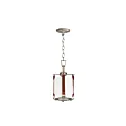 Maxim Lighting 16132FTWZBSD Sausalito 1-Lumière 60W Zinc patiné/daim brun Suspendu