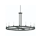 Maxim Lighting 16168CRBK Ovation 15-Lumières 30W Noir LED Lustre