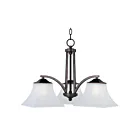Maxim Lighting 20094FTOI Aurora 3-Lumières 180W Bronze frotté à l'huile Incandescence Lustre