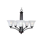 Maxim Lighting 20095FTOI Aurora 5-Lumières 300W Bronze huilé Incandescence Lustre