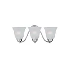 Maxim Lighting Basix 2122FTPC 3-lumières 60W Chromé poli Vanité