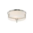 Maxim Lighting 21280SWSN Dart 3-lumières 60W Nickel satiné Plafonnier encastré