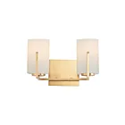 Maxim Lighting Dart 21282SWSBR 2-lumières 60W Laiton satiné Vanité