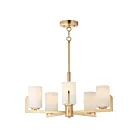 Maxim Lighting 21286SWSBR Dart 5-Lumières 300W Laiton satiné Incandescence Lustre