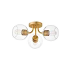 Maxim Lighting 21634CLNAB Knox 3-lumières Plafonnier semi encastré