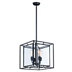 Maxim Lighting 21675CDBK Era 4-Lumières 240W Noir Suspendu