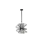Maxim Lighting 24174BK Zeta 2-Lumières 16W Laiton satiné/noir Suspendu