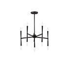 Maxim Lighting 24625BK Rome 10-Lumières 400W Laiton satiné Incandescence Lustre