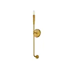 Maxim Lighting Vela 24811SBR 1-Lumière Laiton satiné Applique Murale