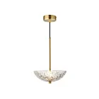 Maxim Lighting 24981TCSBR Metropolis 1-Lumière 6W Laiton satiné Suspendu