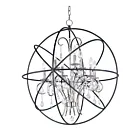 Maxim Lighting 25145ARPN Orbit 9-Lumières 540W Anthracite/Nickel poli Suspendu