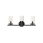 Maxim Lighting Sentinel 25257CLBK 3-lumières 60W Noir Vanité