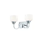 Maxim Lighting Swale 26062WTPC 2-lumières 60W Chromé poli Vanité
