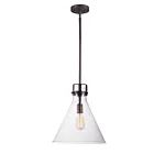 Maxim Lighting 26119CDOI Seafarer 1-Lumière 60W Bronze huilé Suspendu