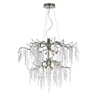 Maxim Lighting 26288ICSG Willow 12-Lumières 480W Argent doré Lustre