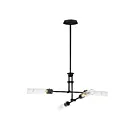 Maxim Lighting 26374CLBK Equilibrium 4-Lumières 24W Noir/Antique Suspendu