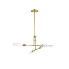Maxim Lighting 26374CLNAB Equilibrium 4-Lumières 24W Laiton naturel vieilli Suspendu