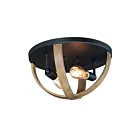 Maxim Lighting 27570BWBK Compass 2-lumières 60W Traduire Plafonnier encastré