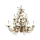Maxim Lighting 2852EG Elegante 9-Lumières 540W Or étrusque Incandescence Lustre