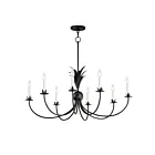 Maxim Lighting 2888AR Paloma 8-Lumières 480W Anthracite Incandescence Lustre