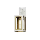 Maxim Lighting Neoclass 30052CLWTGLD Or blanc 60W Lanterne murale d'extérieur