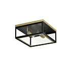 Maxim Lighting 30059CLBKGLD Neoclass 2-lumières 60W Traduire Plafonnier encastré