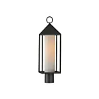 Maxim Lighting Aldous 30070SWBK 1-Lumière Noir 60W Monture pour poteau extérieur