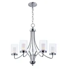 Maxim Lighting 30265CLFTSN Mod 5-Lumières 32.5W Nickel satiné LED Lustre