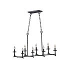 Maxim Lighting 30307NI Anvil 8-Lumières 480W Fer naturel Suspendu