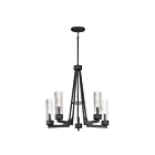 Maxim Lighting 30315CRAR Delos 5-Lumières 200W Anthracite Incandescence Lustre