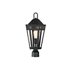 Maxim Lighting Oxford 30590CLBK 1-Lumière Noir 60W Monture pour poteau extérieur