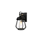 Maxim Lighting Mariner 30620CDBKAB Noir/Laiton antique 60W Lanterne murale d'extérieur