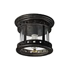 Maxim Lighting 3130CDSE Santa Barbara DC 1-lumière 60W Sienne Plafonnier encastré