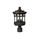 Maxim Lighting Santa Barbara DC 3137CDSE 3-Lumières 120W Terre de sienne Lanterne de poteau extérieure