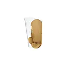 Maxim Lighting Armory 32351CLNAB 1-Lumière Laiton vieilli naturel Applique Murale