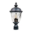 Maxim Lighting Carriage House DC 3426WGOB 1-Lumière 60W Bronze Oriental Lanterne de poteau extérieure