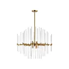 Maxim Lighting 38406CLHR Divine 8-Lumières 480W Héritage Suspendu