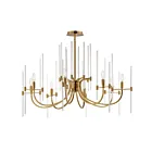 Maxim Lighting 38408CLHR Divine 8-Lumières 480W Héritage Incandescence Lustre