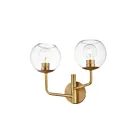 Maxim Lighting Branch 38412CLNAB 2-lumières 60W Laiton naturel vieilli Vanité