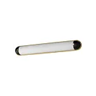 Maxim Lighting Capsule 39564SWBKNAB 1-lumière 28W Noir/Laiton vieilli naturel Vanité