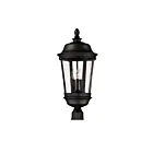 Maxim Lighting Dover VX 40092CDBZ 3-Lumières 120W Bronze Lanterne de poteau extérieure
