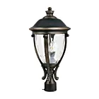 Maxim Lighting Camden VX 41421WGGO 3-Lumières 120W Bronze Doré Lanterne de poteau extérieure