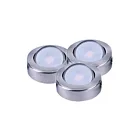 Maxim Lighting CounterMax 53836SN 4W Nickel satiné Rondelle LED Pack de 3
