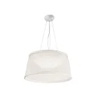 Maxim Lighting 54376WT Bahama 1-Lumière 15W Blanc Suspendu