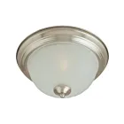 Maxim Lighting 5830FTSN Essentials 1-lumière 60W Nickel satiné Plafonnier encastré