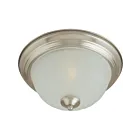 Maxim Lighting 5832FTSN Essentials 3-lumières 60W Nickel satiné Plafonnier encastré