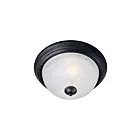 Maxim Lighting 5840FTBK Essentials 1-lumière 60W Noir Plafonnier encastré