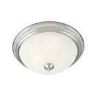 Maxim Lighting 5840MRSN Essentials 1-lumière 60W Nickel satiné Plafonnier encastré