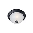 Maxim Lighting 5841FTBK Essentials 2-lumières 60W Noir Plafonnier encastré